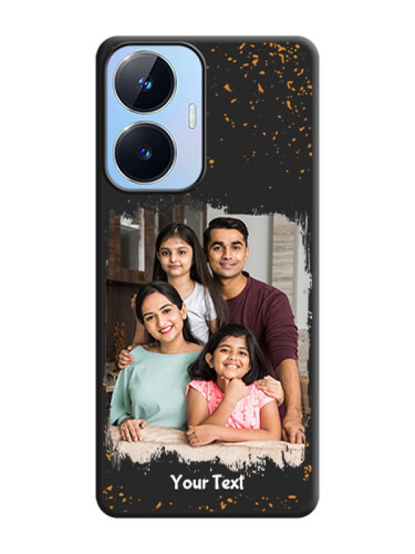 Custom Spray Free Design on Photo on Space Black Soft Matte Phone Cover - Realme Narzo N55