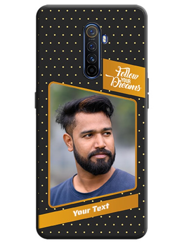 Custom Follow Your Dreams with White Dots on Space Black Custom Soft Matte Phone Cases - Realme X2 Pro