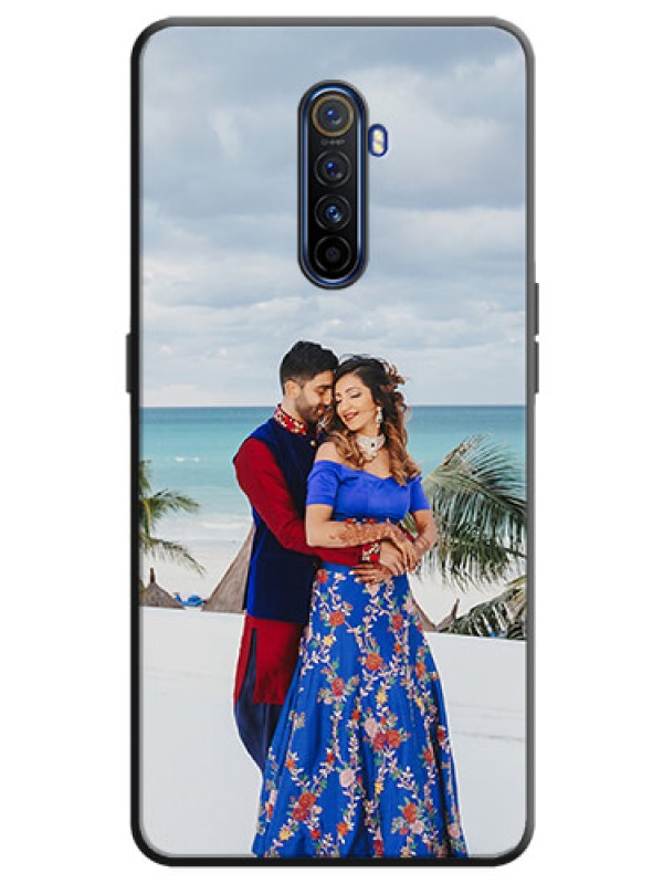 Custom Full Single Pic Upload On Space Black Personalized Soft Matte Phone Covers -Realme X2 Pro