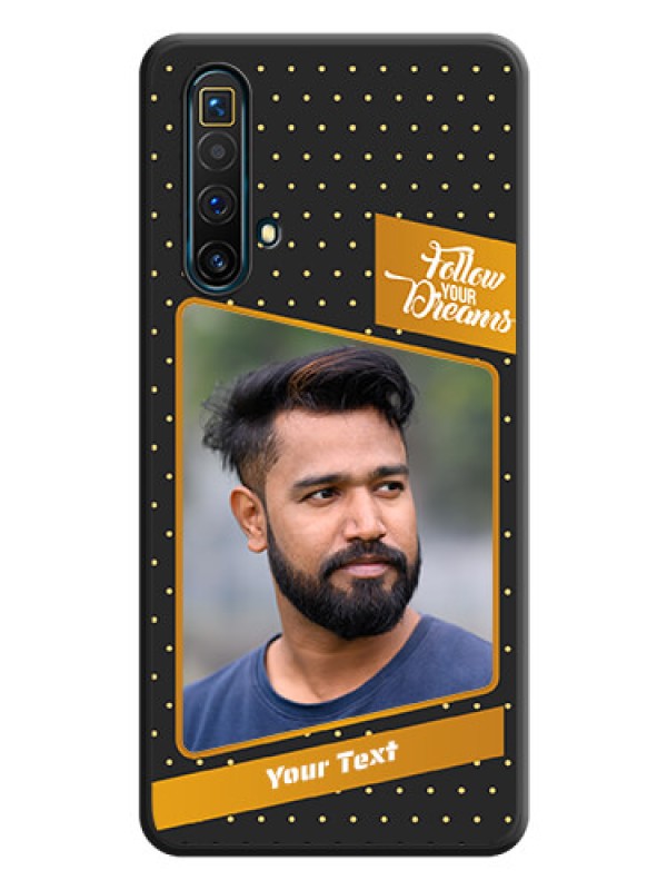 Custom Follow Your Dreams with White Dots on Space Black Custom Soft Matte Phone Cases - Realme X3