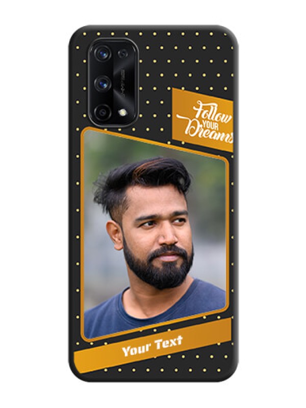 Custom Follow Your Dreams with White Dots on Space Black Custom Soft Matte Phone Cases - Realme X7 Pro
