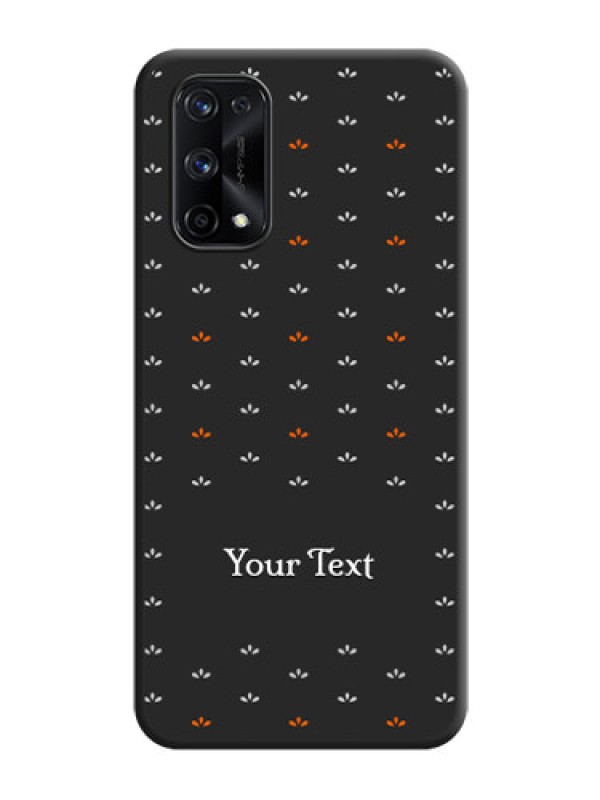 Custom Simple Pattern With Custom Text On Space Black Personalized Soft Matte Phone Covers -Realme X7 Pro
