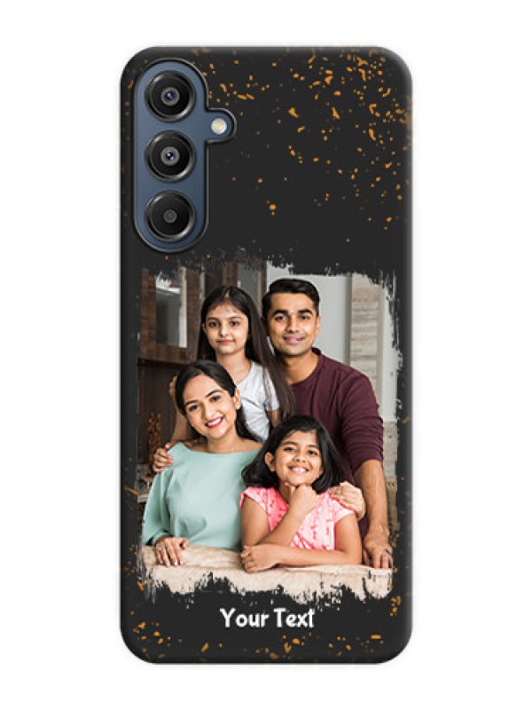 Custom Spray Free Design on Photo On Space Black Custom Soft Matte Mobile Back Cover - Galaxy A16 5G