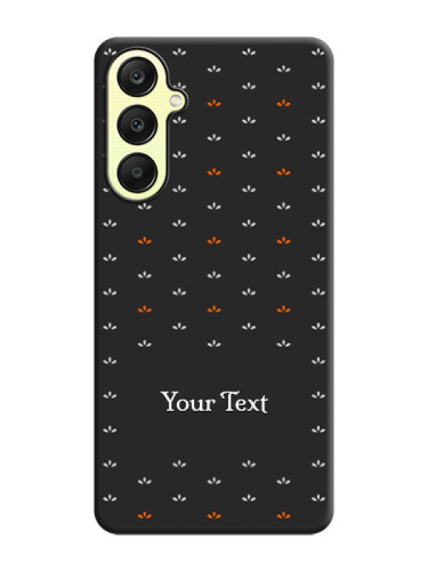 Custom Simple Pattern With Custom Text On Space Black Personalized Soft Matte Phone Covers - Galaxy A25 5G