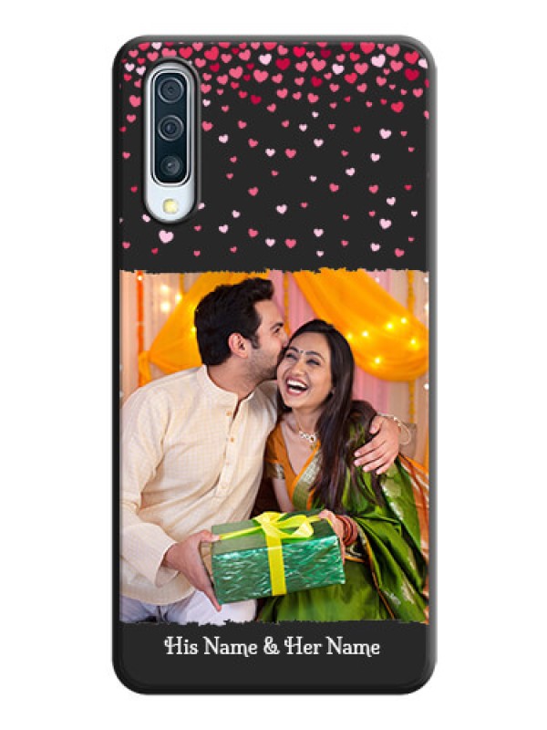 Custom Fall in Love with Your Partner  - Photo on Space Black Soft Matte Phone Cover - Galaxy A30S