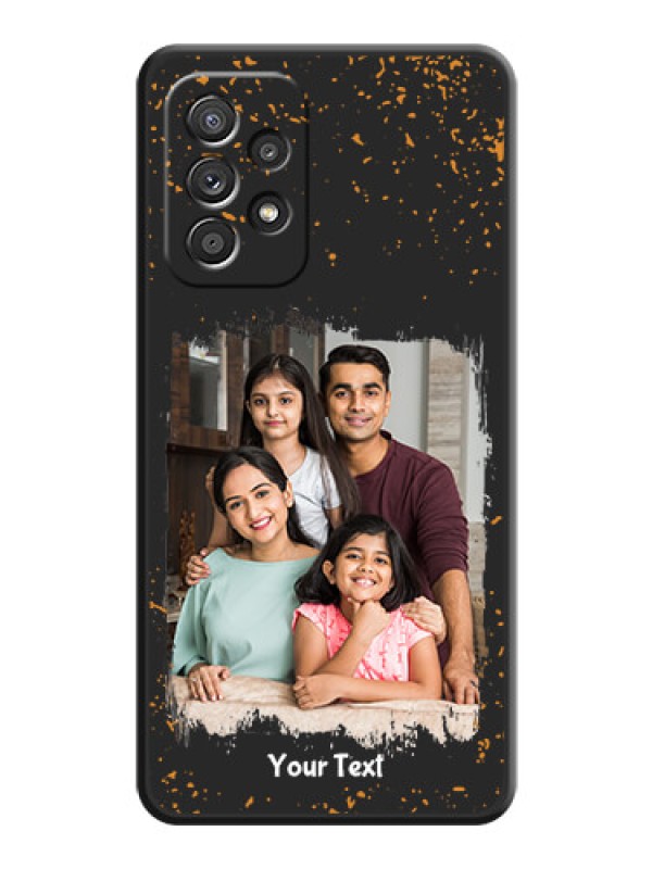 Custom Spray Free Design on Photo on Space Black Soft Matte Phone Cover - Galaxy A52 4G