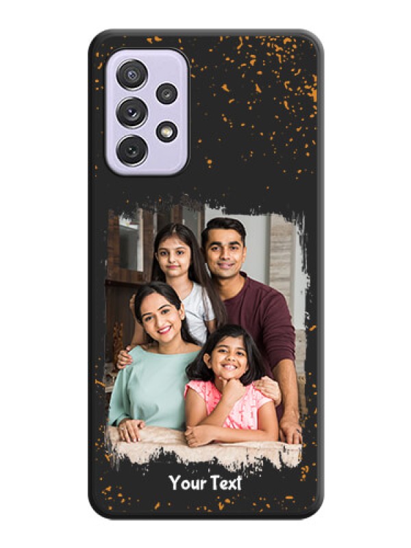 Custom Spray Free Design on Photo on Space Black Soft Matte Phone Cover - Galaxy A72
