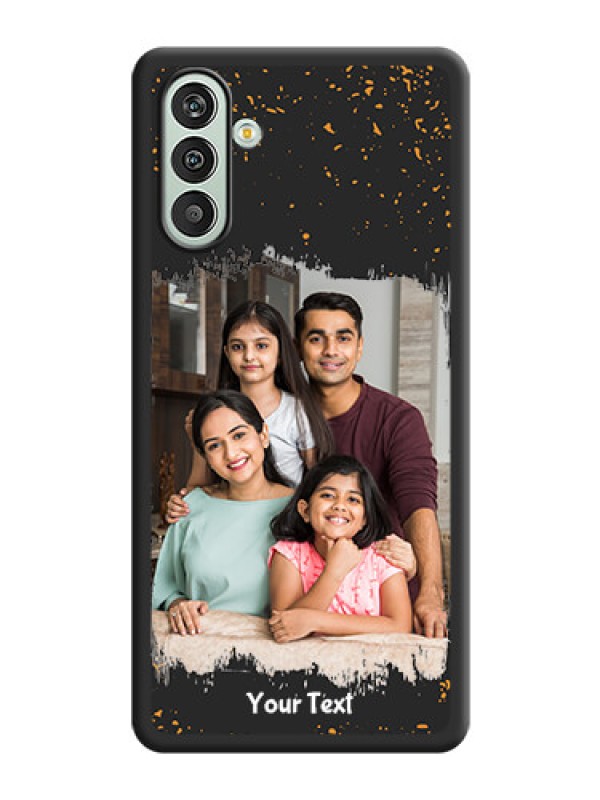 Custom Spray Free Design on Photo on Space Black Soft Matte Phone Cover - Xamsung Galaxy F13 