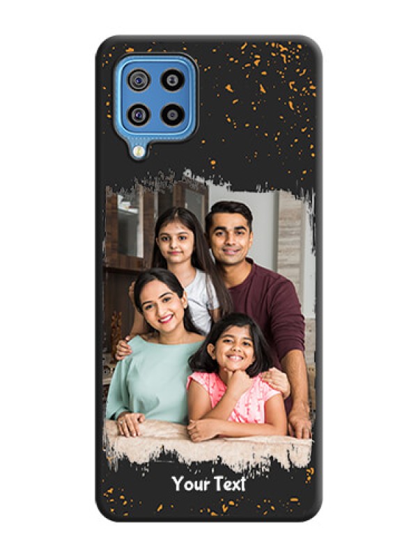 Custom Spray Free Design on Photo on Space Black Soft Matte Phone Cover - Galaxy F22