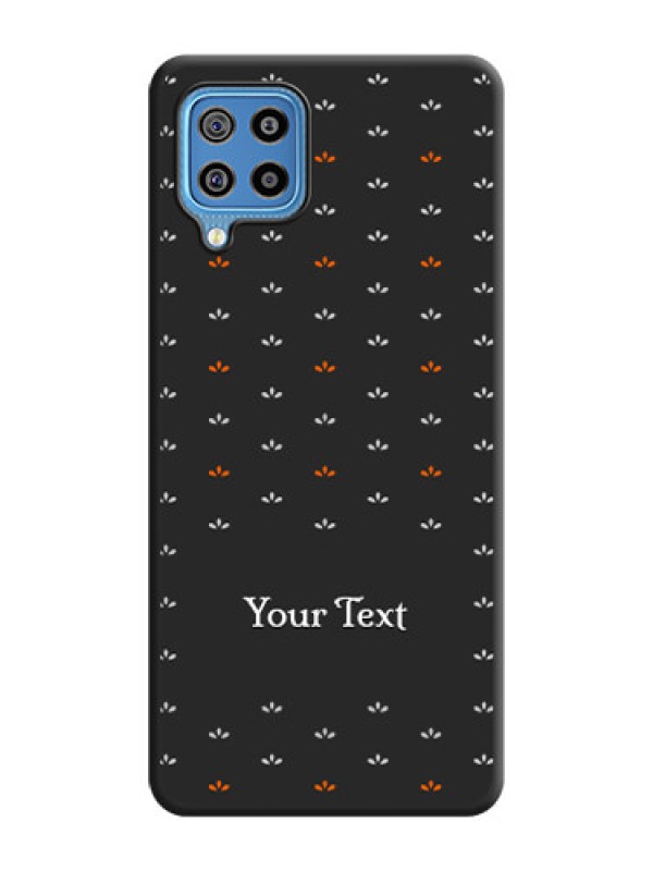 Custom Simple Pattern With Custom Text On Space Black Personalized Soft Matte Phone Covers -Samsung Galaxy F22