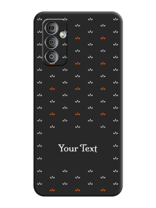 Custom Simple Pattern With Custom Text On Space Black Personalized Soft Matte Phone Covers -Samsung Galaxy F23