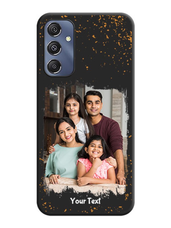 Custom Spray Free Design - Photo on Space Black Soft Matte Phone Cover - Galaxy F34 5G