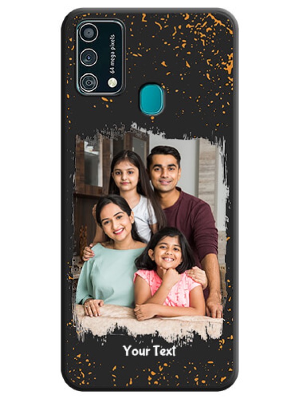 Custom Spray Free Design on Photo on Space Black Soft Matte Phone Cover - Galaxy F41