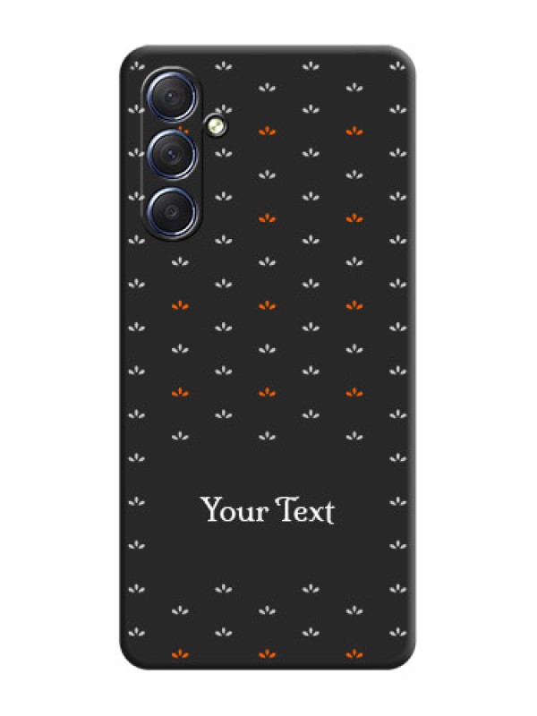 Custom Simple Pattern With Custom Text On Space Black Personalized Soft Matte Phone Covers - Galaxy F54 5G