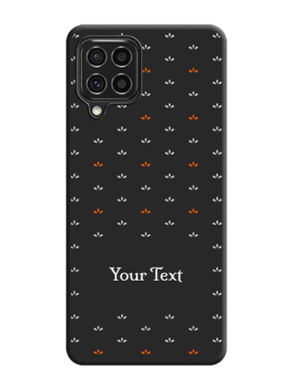 Custom Simple Pattern With Custom Text On Space Black Personalized Soft Matte Phone Covers -Samsung Galaxy F62