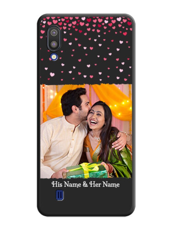 Custom Fall in Love with Your Partner  on Photo on Space Black Soft Matte Phone Cover - Galaxy M10