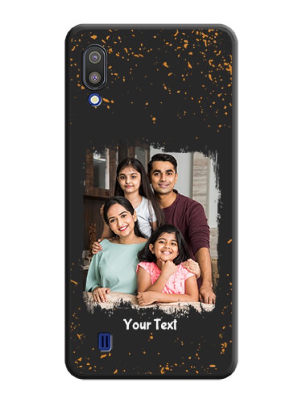 Custom Spray Free Design on Photo on Space Black Soft Matte Phone Cover - Galaxy M10