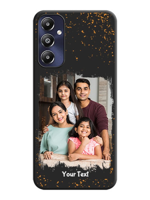 Custom Spray Free Design - Photo on Space Black Soft Matte Phone Cover - Galaxy M14 4G