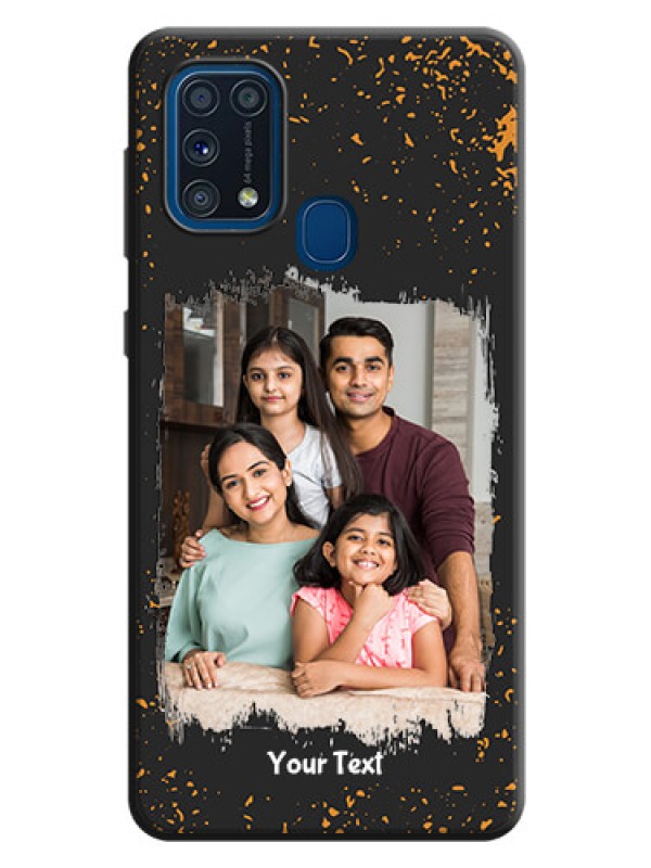 Custom Spray Free Design on Photo on Space Black Soft Matte Phone Cover - Galaxy M31 Prime Edfition