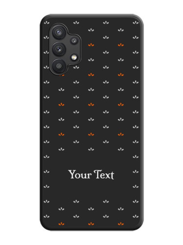 Custom Simple Pattern With Custom Text On Space Black Personalized Soft Matte Phone Covers -Samsung Galaxy M32 5G