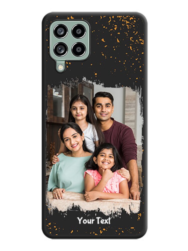 Custom Spray Free Design on Photo on Space Black Soft Matte Phone Cover - Galaxy M53 5G