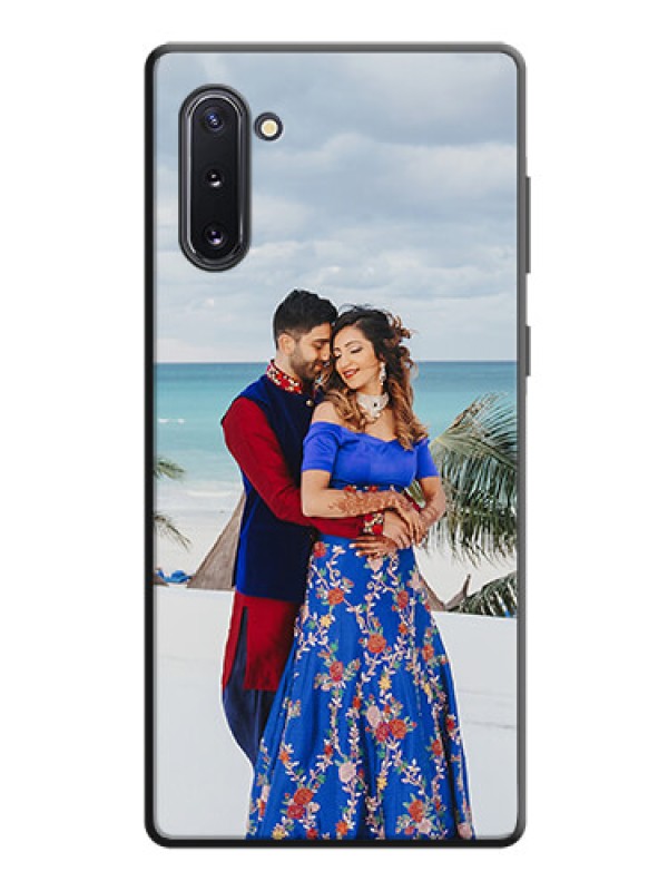 Custom Full Single Pic Upload On Space Black Personalized Soft Matte Phone Covers -Samsung Galaxy Note 10