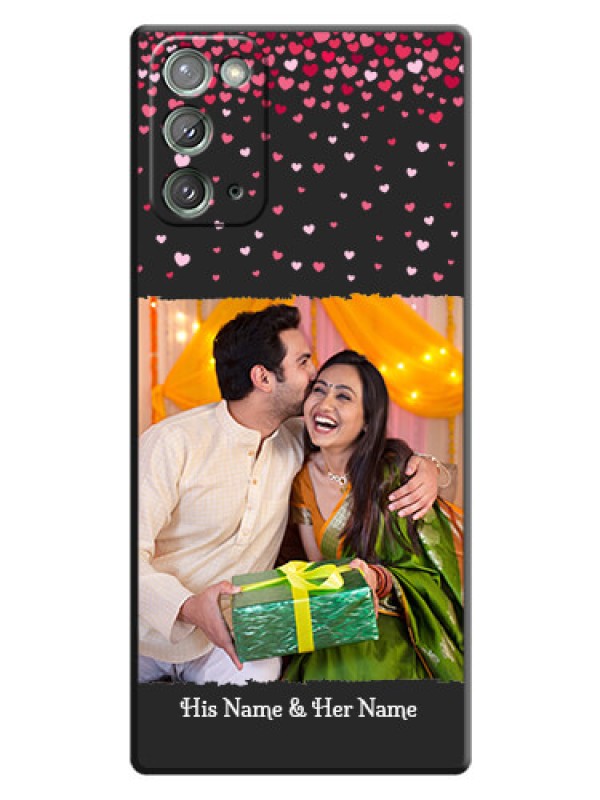 Custom Fall in Love with Your Partner  - Photo on Space Black Soft Matte Phone Cover - Galaxy Note 20