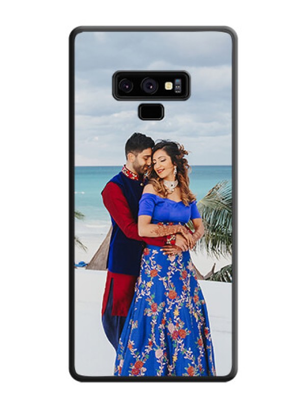 Custom Full Single Pic Upload On Space Black Personalized Soft Matte Phone Covers -Samsung Galaxy Note 9