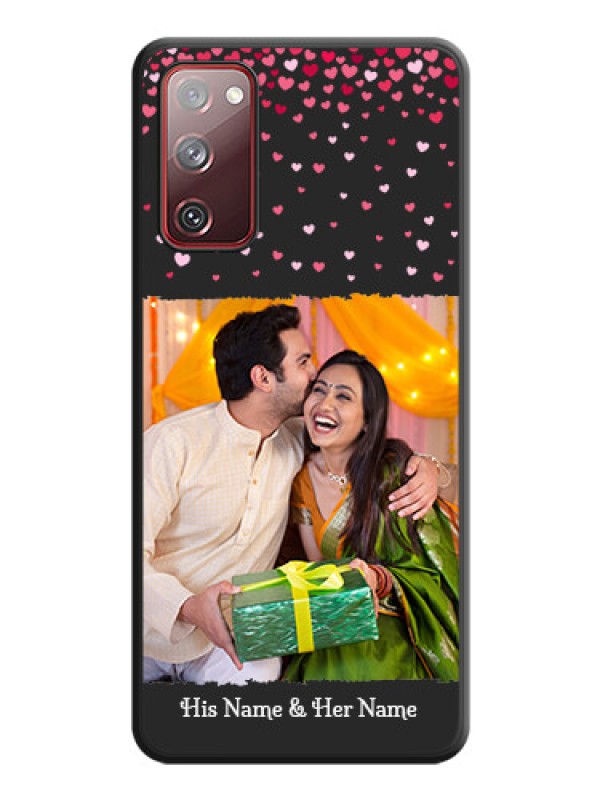 Custom Fall in Love with Your Partner  on Photo on Space Black Soft Matte Phone Cover - Galaxy S20 FE 5G