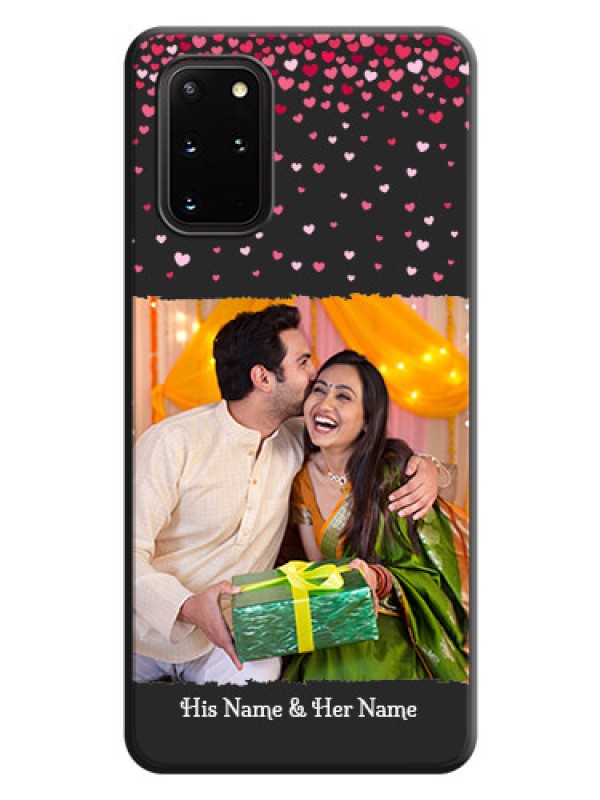 Custom Fall in Love with Your Partner  - Photo on Space Black Soft Matte Phone Cover - Galaxy S20 Plus