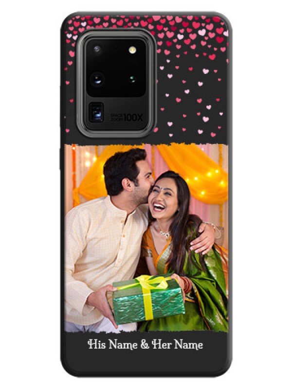 Custom Fall in Love with Your Partner  - Photo on Space Black Soft Matte Phone Cover - Galaxy S20 Ultra