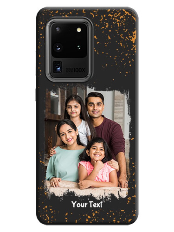 Custom Spray Free Design - Photo on Space Black Soft Matte Phone Cover - Galaxy S20 Ultra