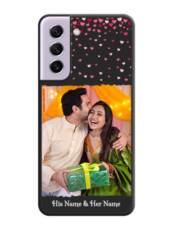 Custom Fall in Love with Your Partner  on Photo on Space Black Soft Matte Phone Cover - Galaxy S21 FE 5G