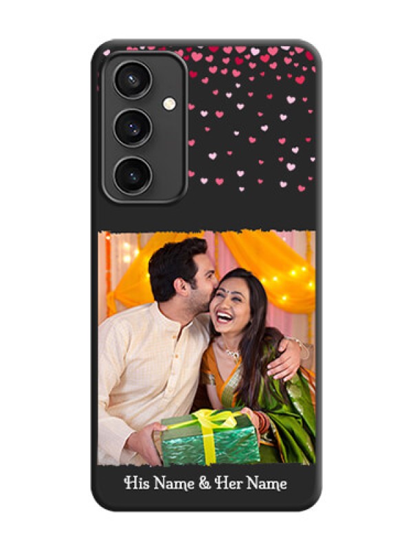 Custom Fall in Love with Your Partner - Photo on Space Black Soft Matte Phone Cover - Galaxy S23 FE 5G