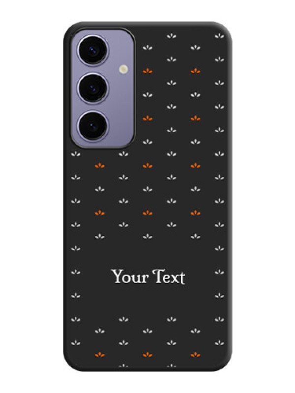Custom Simple Pattern With Custom Text On Space Black Personalized Soft Matte Phone Covers - Galaxy S24 Plus 5G