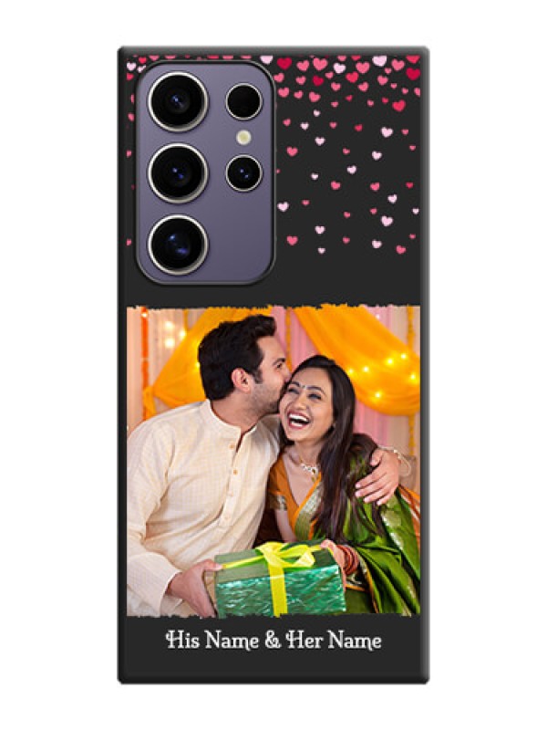 Custom Fall in Love with Your Partner - Photo on Space Black Soft Matte Phone Cover - Galaxy S24 Ultra 5G