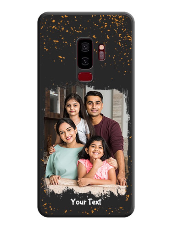 Custom Spray Free Design on Photo on Space Black Soft Matte Phone Cover - Galaxy S9 Plus