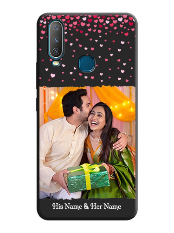 Custom Fall in Love with Your Partner  - Photo on Space Black Soft Matte Phone Cover - Vivo U10