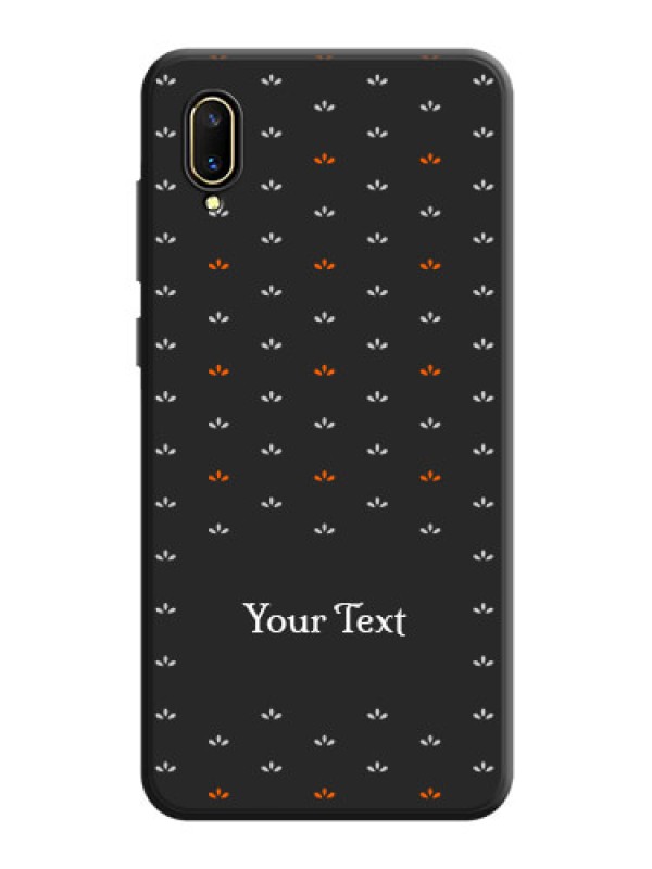 Custom Simple Pattern With Custom Text On Space Black Personalized Soft Matte Phone Covers -Vivo V11 Pro
