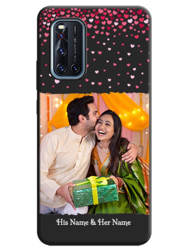Custom Fall in Love with Your Partner  - Photo on Space Black Soft Matte Phone Cover - Vivo V19