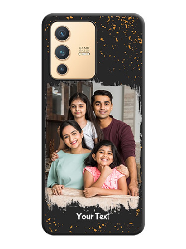 Custom Spray Free Design on Photo on Space Black Soft Matte Phone Cover - Vivo V23 5G