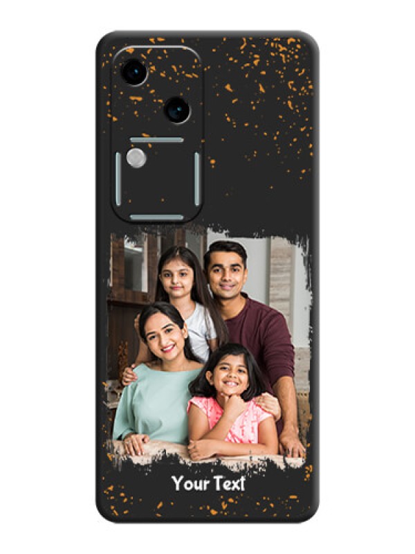 Custom Spray Free Design - Photo on Space Black Soft Matte Phone Cover - Vivo V30 5G