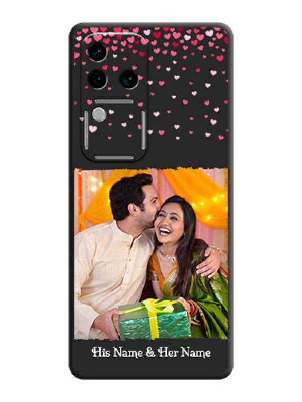 Custom Fall in Love with Your Partner - Photo on Space Black Soft Matte Phone Cover - Vivo V30 Pro 5G