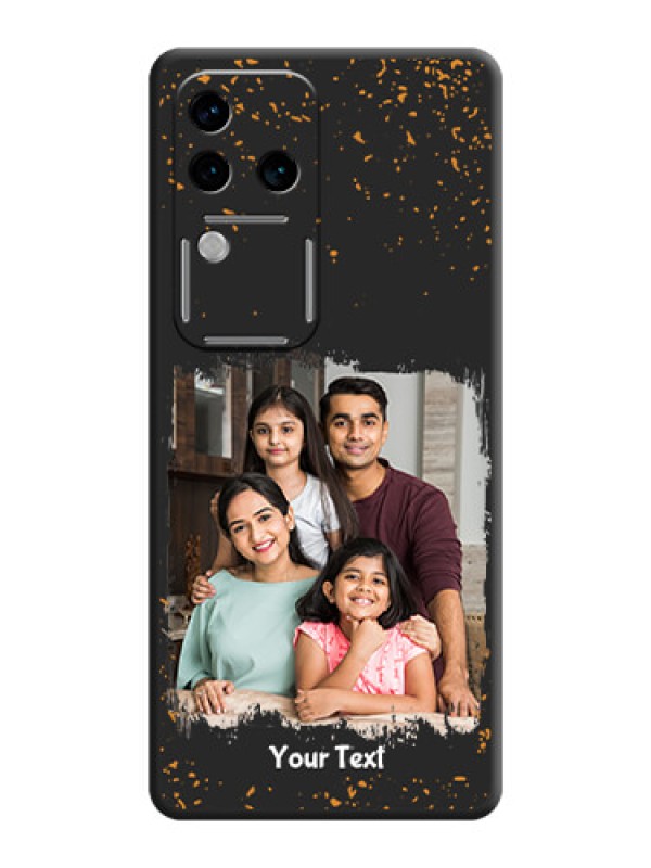 Custom Spray Free Design - Photo on Space Black Soft Matte Phone Cover - Vivo V30 Pro 5G