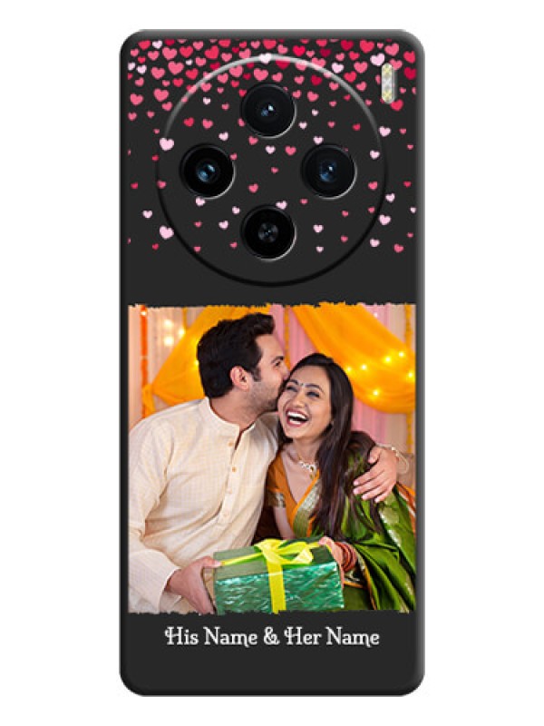 Custom Fall in Love with Your Partner - Photo on Space Black Soft Matte Phone Cover - Vivo X100 5G