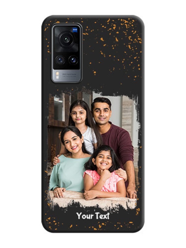 Custom Spray Free Design on Photo on Space Black Soft Matte Phone Cover - Vivo X60