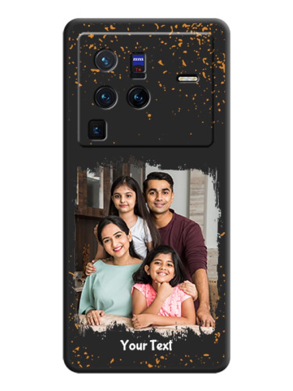 Custom Spray Free Design on Photo on Space Black Soft Matte Phone Cover - Vivo X80 Pro 5G