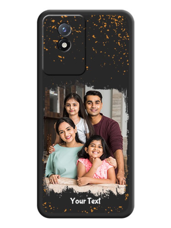 Custom Spray Free Design on Photo on Space Black Soft Matte Phone Cover - Vivo Y02t