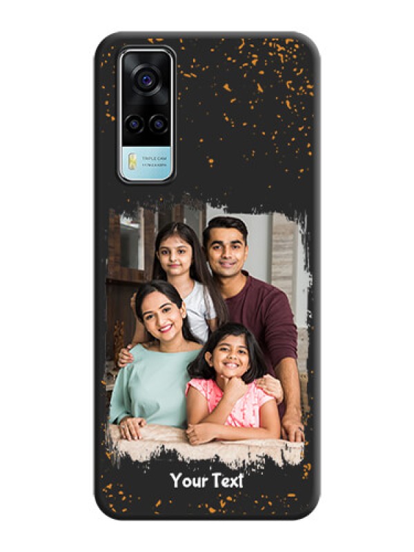 Custom Spray Free Design on Photo on Space Black Soft Matte Phone Cover - Vivo Y53s