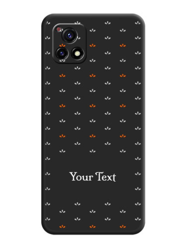 Custom Simple Pattern With Custom Text On Space Black Personalized Soft Matte Phone Covers -Vivo Y72 5G